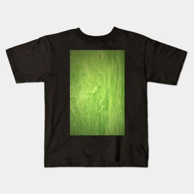 Venetian marble plaster green Kids T-Shirt by foxxya